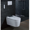 Geberit Aquaclean Sela WC douche - 37.5x56.5cm - frein de chute - Keratect - plaque de recouvrement chrome - blanc alpin SW258980