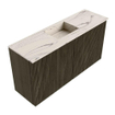 Mondiaz JOYA-DLUX 80cm toiletmeubel - kleur Shadow - Wastafel FAYE positie Midden 1 kraangat kleur Nata. SW1424959