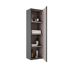 Saniclass Prime Blend Armoire haute - 120x34.5x27.5cm - 1 porte - mat anthracite - MDF SW892654