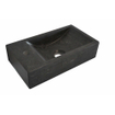 Wiesbaden Raw lave-mains gauche 40x22x10 cm pierre dure adoucie SW72930
