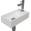 INK Versus Pack lave-mains - Polystone - robinet de lave-mains droit - siphon design - bonde - incl fixation SW157992