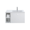 Duravit Me by starck lavabo-meuble avec 1 trou de robinetterie 83 x 49 cm blanc SW228009