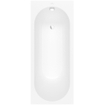 Villeroy & Boch Oberon baignoire acrylique Quaryl rectangulaire 170x70x45cm - incl. pieds blanc mat SW454156