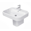 Duravit HappyD 2 lavabo avec trop-plein avec 1 trou de robinet 65x50cm blanc SW54260