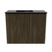 Mondiaz JOYA 50cm meuble de toilette - couleur Shadow - Vasque FAYE position Gauche 1 trou de robinet couleur Urban. SW1421469