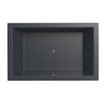 Xenz Society Duobad - 190x120x53 - afvoer Midden - acryl - antraciet SW103467