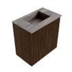 Mondiaz JOYA-DLUX 40cm meuble de toilette - couleur Walnut - Vasque FAYE position Milieu Sans trou de robinet couleur Oza. SW1424539