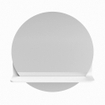 Mondiaz SPOT Miroir de salle de bains - rond 50cm - tablette miroir - couleur Talc SW1235465