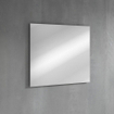 Adema Prime Essential Ensemble de meuble - 80x55x46cm - 1 vasque ovale Blanc - 1 trou de robinet - 2 tiroirs - avec miroir rectangulaire - Greige SW925099