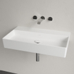 Villeroy & Boch Memento 2.0 lavabo - dessous meulé 80x47cm - sans trop-plein sans trou de robinet ceramic+ blanc SW336027