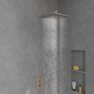 Villeroy & Boch Universal Showers douche de tête - 35cm - carré - Nickel brossé mat (inox) SW974386