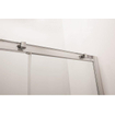 Crosswater Clear 6 porte coulissante 150x195cm 8mm verre de sécurité clair profilé noir mat SW487131