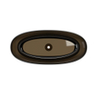 Riho Oval baignoire îlot - 175x80cm - solid surface - semi-transparent - umber givré SW1030664