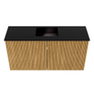 Mondiaz JOYA 80cm toiletmeubel - kleur Oak - Wastafel FAYE positie Midden Zonder kraangat kleur Urban. SW1421193