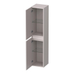 BRAUER Joy Wavy Armoire haute - 160x35x35cm - 1 porte - ouvrant à gauche ou à droite - sans poignée - sable mat SW1201329