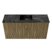 Mondiaz JOYA-DLUX 80cm meuble de toilette - couleur Dusk - Vasque FAYE position Milieu Sans trou de robinet couleur Lava. SW1423255