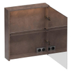 BRAUER Dual spiegelkast 60x70x15cm met 1 rechtsdraaiende spiegeldeur MFC Rusty SW720942