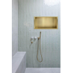 Saniclass Hide Niche de salle de bains encastrable 30x60x10cm inox avec cadre Or brossé SW655268