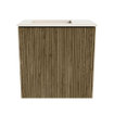 Mondiaz JOYA-DLUX Meuble de salle de bains 40cm - couleur Dusk - Vasque FAYE position Gauche Sans trou de robinet couleur Meli. SW1425806