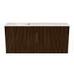 Mondiaz JOYA-DLUX 90cm meuble de salle de bains - couleur Walnut - Vasque FAYE position Gauche 1 trou de robinet couleur Ostra. SW1422635