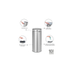 Brabantia Touch Bin Afvalemmer - 30 liter - kunststof binnenemmer - matt steel fingerprint proof SW1117321