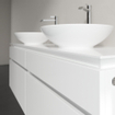 Villeroy & Boch Legato meuble sous-lavabo - 160x55cm - 4 tiroirs Blanc brillant SW479599