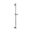 Fugaflow Eccelente Sobrado Ensemble de barre de douche - coude murale intégrée - flexible de douche métal - douchette ronde - Gunmetal PVD brossé SW1212581