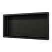 Brauer Brushed Edition Niche encastrable 30x60x7.5cm inox avec cadre noir mat SW680022