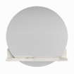 Mondiaz SPOT Miroir de salle de bain - rond 70cm - plan de miroir - couleur Frappe SW1233167