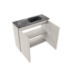 MONDIAZ TURE-DLUX Meuble WC 60 cm Linen. EDEN lavabo Lava position droite. Avec 1 trou de robinet. SW1103891