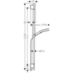 Hansgrohe Rainfinity doucheset 130 3jet glijstang 90cm br. bronze SW918559