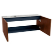 Mondiaz JOYA-DLUX 100cm toiletmeubel - kleur Ruby - Wastafel FAYE positie Links Zonder kraangat kleur Glace. SW1423608
