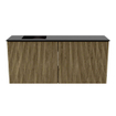 Mondiaz JOYA 90cm toiletmeubel - kleur Dusk - Wastafel FAYE positie Links Zonder kraangat kleur Urban. SW1421644