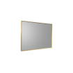 Thebalux Type N 100x70cm Miroir mural rectangulaire avec éclairage aluminium laiton SW787252