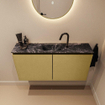 MONDIAZ TURE-DLUX Meuble de toilettes 100cm Oro. EDEN lavabo Lava position milieu. Avec 1 trou de robinet. SW1103932