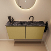 MONDIAZ TURE-DLUX Meuble toilette - 100cm - Oro - EDEN - vasque Lava - position centrale - 1 trou de robinet SW1103932