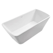 Wiesbaden Larx vrijstaand ligbad 170 x 78 cm acryl glans wit met waste glans wit SW21943