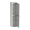 BRAUER Elevate armoire de salle de bains - 160x35x35cm - hors poignées rapportées - 2 portes - ouverture à gauche ou à droite - blanc mat SW1199990