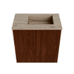 Mondiaz JOYA-DLUX Meuble de salle de bains 40cm - couleur Ruby - Vasque FAYE position Droite Sans trou de robinet couleur Arena SW1425253