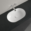 Villeroy & boch architectura lavabo de comptoir 43x63x17.5cm ovale sans trou de trop-plein blanc alpin brillant céramique+ SW762322