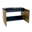 Mondiaz JOYA 70cm meuble de toilette - couleur Dusk - Vasque FAYE position Gauche Sans trou de robinet couleur Urban SW1421631