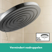 Hansgrohe Pulsify Colonne de douche 26cm 2 jets Eco avec tablette 40cm Chrome SW651014