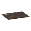 BRAUER Artificial Marble Plan sous vasque - 60x46x2cm - sans trou de robinet - composite - Copper Brown SW957309