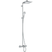 Hansgrohe Crometta E 240 Showerpipe avec robinet de baignoire thermostatique 1 jet chromé SW73206