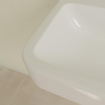 Villeroy & Boch O.novo lavabo - sans trou de robinet 60x46cm - sans trop-plein ceramic+ blanc SW448374