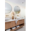 Hotbath Cobber Robinet de lavabo encastré - bec de 18 cm - PVD - laiton brossé SW1210985