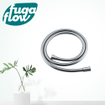 FugaFlow Eccelente Sobrado Flexible de douche lisse 150cm Acier brossé SW1124032