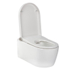 Rapotec RapoWash Bold WC-douche - sèche-cheveux - douchette féminine - siège chauffant - blanc brillant SW797408