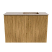 Mondiaz JOYA-DLUX 60cm meuble de toilette - couleur Oak - Vasque FAYE position Droite 1 trou de robinet couleur Saba. SW1424156