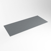 Mondiaz TOP 23 Plan sous vasque - 100x23.5x0.9cm - compatible comme plan de meuble - solid surface - Plata SW1019693